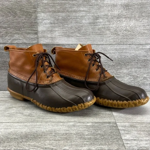 L.L. Bean Men\'s Brown and Black Duck Boots 523482_57650_41?hei=1095&wid=  main image 2